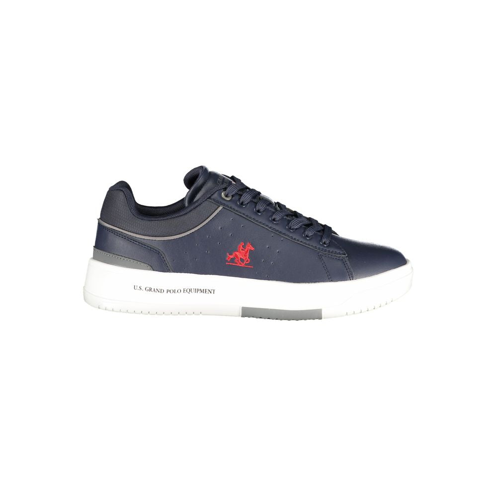 U.S. Grand Polo Blue Polyester Sneaker