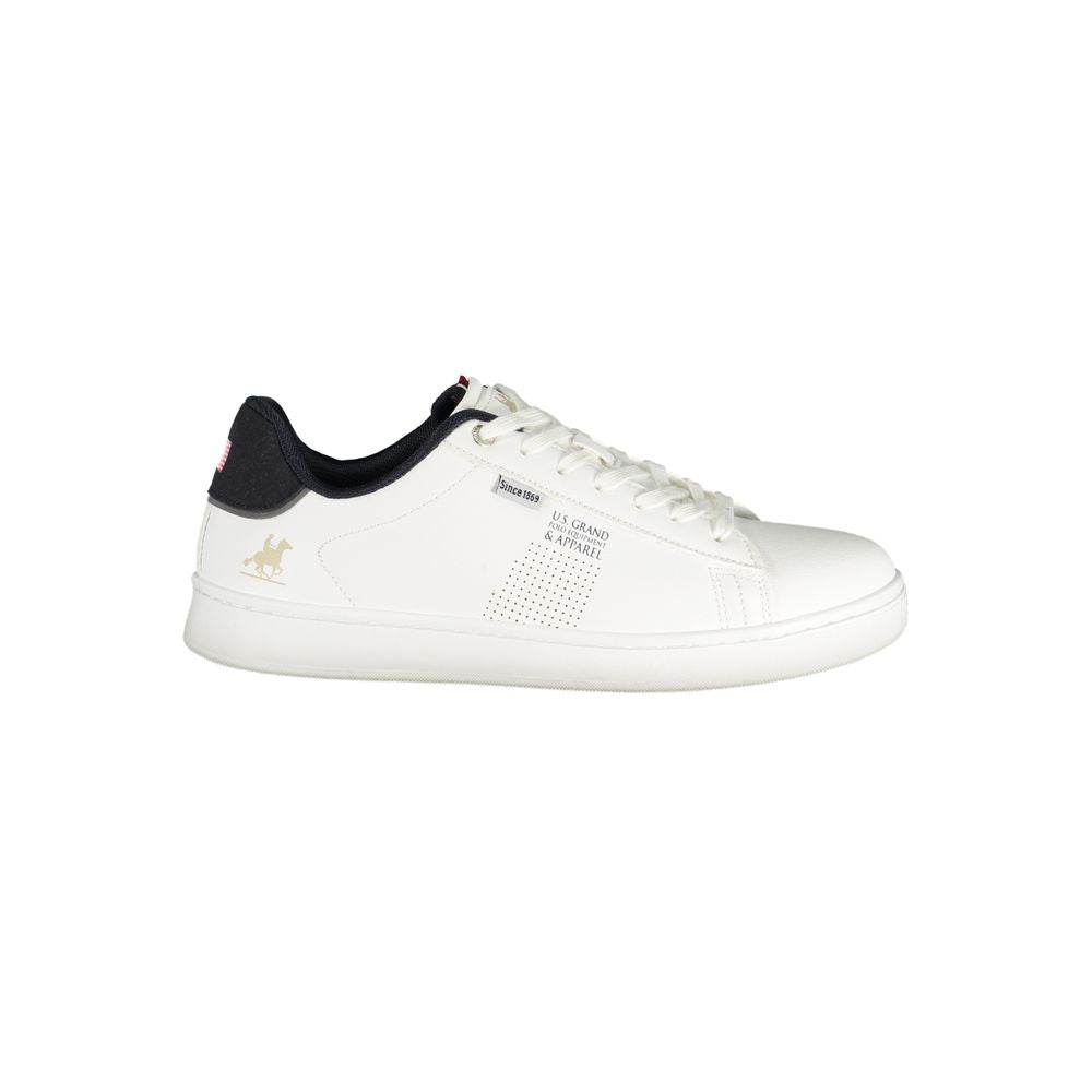 U.S. Grand Polo White Polyester Sneaker