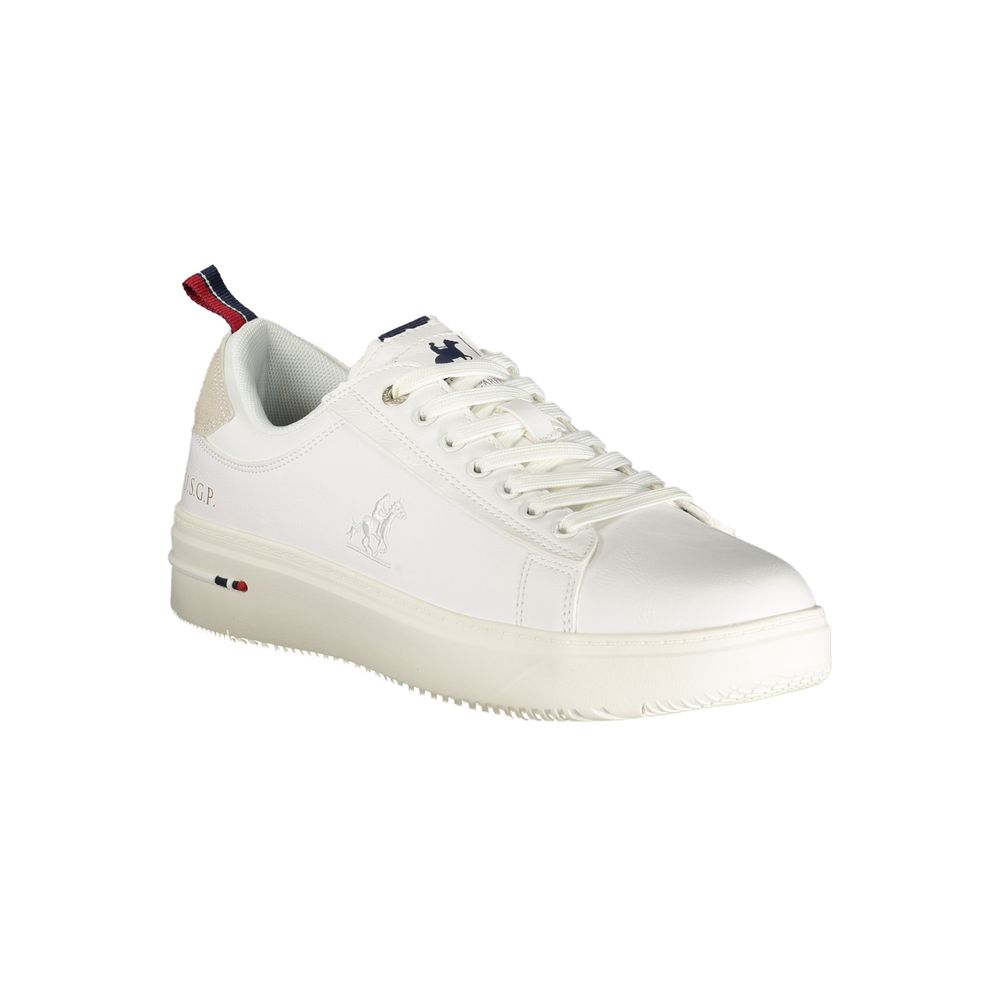 U.S. Grand Polo White Polyester Sneaker